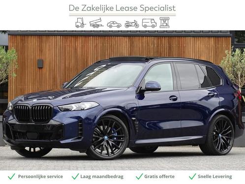 BMW X5 xDrive50e 490PK M-Individual B&W Carbon Pano Clima, Auto's, BMW, Lease, Automaat, Financial lease, X5, Hybride Elektrisch/Benzine
