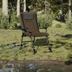 vidaXL Visstoel met armleuning inklapbaar taupe, Tuin en Terras, Tuinstoelen, Verzenden, Nieuw, Metaal