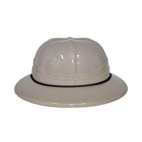 Plastic safari thema verkleed helm voor volwassenen - Helmen, Hobby en Vrije tijd, Feestartikelen, Ophalen of Verzenden
