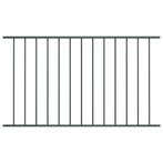 vidaXL Hekpaneel 1,7x1 m gepoedercoat staal antraciet, Verzenden, Nieuw, IJzer, 1 tot 2 meter