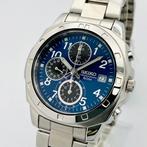 Seiko - Chronograph Blue Dial 50m. - Zonder minimumprijs -