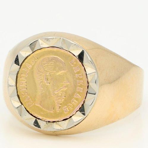 Ring - 18 karaat Geel goud, Witgoud, Sieraden, Tassen en Uiterlijk, Ringen