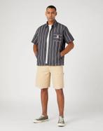 -57% Wrangler  Wrangler Shirt casey phantom  maat M, Kleding | Heren, Overhemden, Verzenden, Nieuw, Zwart