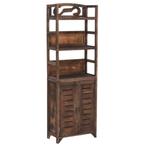 Wandvitrinekast : 46x24x140cm | Retourdeal | Sfeervolle Kast, Huis en Inrichting, Kasten | Vitrinekasten, Minder dan 50 cm, 100 tot 150 cm