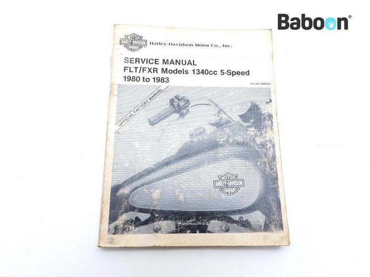 Instructie Boek Harley-Davidson FXR Super Glide 1982-1983, Motoren, Onderdelen | Harley-Davidson, Gebruikt, Verzenden