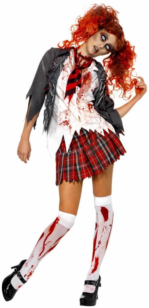 Zombie Schoolmeisje kostuum, Kleding | Dames, Carnavalskleding en Feestkleding, Nieuw, Ophalen of Verzenden