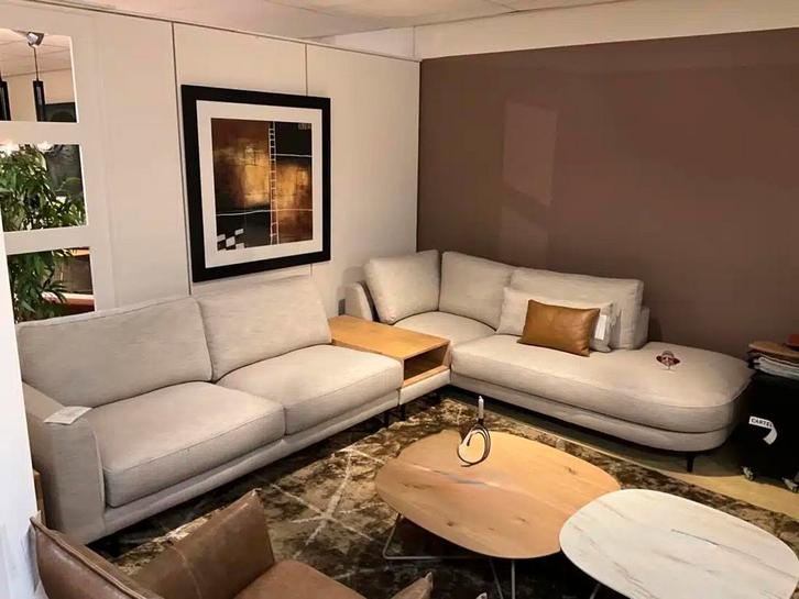 Kartel Living zitgroep Ark, Huis en Inrichting, Banken | Bankstellen, 250 tot 300 cm, 75 tot 100 cm, Hoekbank, Nieuw, Hout, Stof