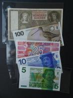 Nederland. - 5 banknotes - various dates (Zonder