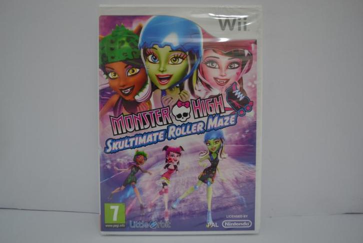 Monster High - Skultimate Roller Maze - SEALED (Wii FAH), Spelcomputers en Games, Games | Nintendo Wii, 1 speler, Zo goed als nieuw