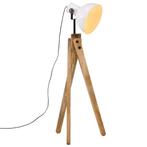 vidaXL Vloerlamp 25 W E27 45x45x120 cm wit, Huis en Inrichting, Lampen | Overige, Verzenden, Nieuw