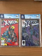 Uncanny X-Men #198 + #258 - EGC 8.5 + 8.5 - 2 Graded comic -, Boeken, Strips | Comics, Nieuw