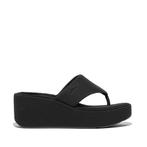 -0% FitFlop  FitFlop Platfforms wedge toe-post sandals  maat, Kleding | Dames, Schoenen, Verzenden, Nieuw, Zwart