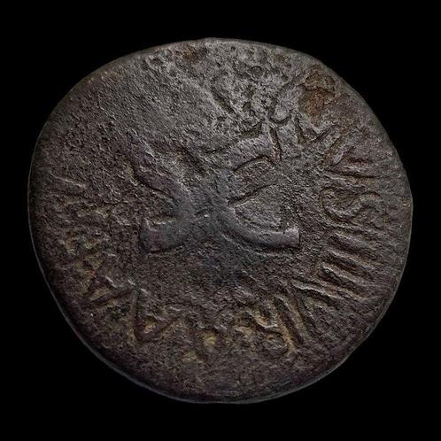 Romeinse Rijk. Augustus (27 v.Chr.-14 n.Chr.). Æ (Zonder, Postzegels en Munten, Munten | Europa | Niet-Euromunten