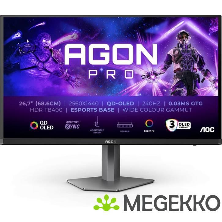 AOC AGON PRO AG276QZD2 27  Quad HD 240Hz OLED Monitor, Computers en Software, Monitoren, Nieuw, Verzenden