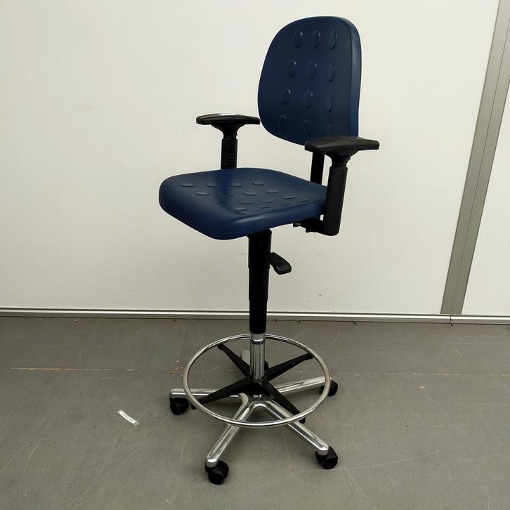 Labkoo medische hoge werkstoel met nieuwe gasveer - PU kunst, Huis en Inrichting, Stoelen, Ophalen of Verzenden