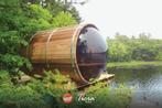Panorama Barrel Sauna| aanbieding | Red Cedar Buitensauna