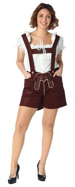 Dames Tiroolse Bruine Broek, Kleding | Dames, Carnavalskleding en Feestkleding, Ophalen of Verzenden, Nieuw
