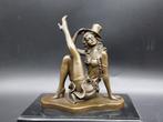 Beeld, Bronze: Revue Dancer - 18.5 cm - Brons