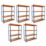 5 x Stellingkasten Opbergrekken Metaal - 150x50x180 cm -, Zakelijke goederen, Kantoor en Winkelinrichting | Magazijn, Stelling en Opslag