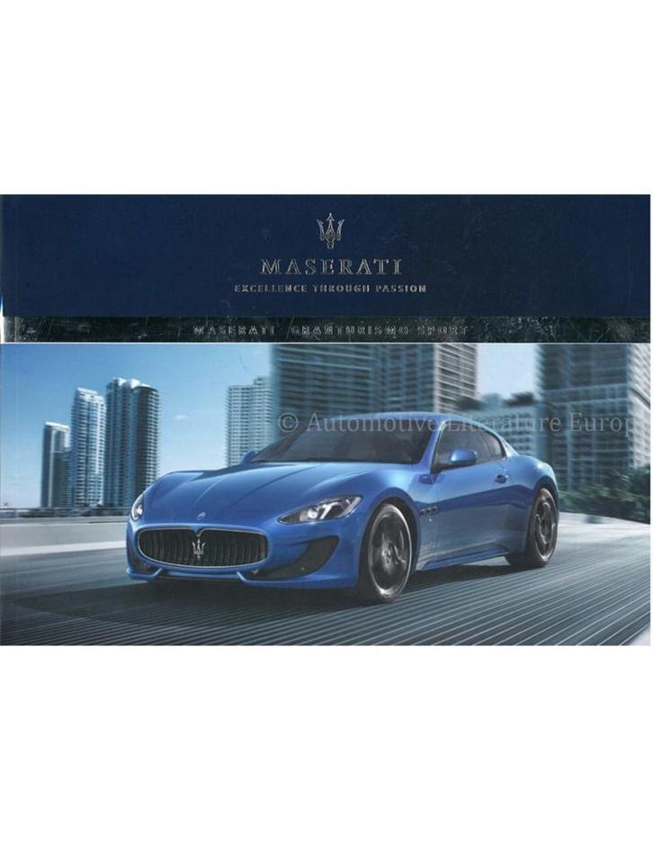2013 MASERATI GRANTURISMO SPORT INSTRUCTIEBOEKJE DUITS, Auto diversen, Handleidingen en Instructieboekjes