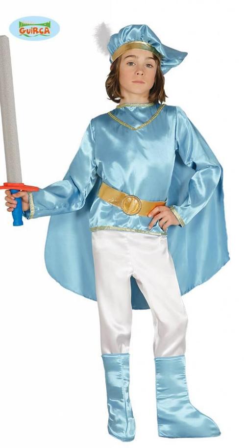 Blauwe Prins kostuum Middeleeuwen, Hobby en Vrije tijd, Feestartikelen, Nieuw, Ophalen of Verzenden