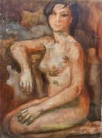 Carlo Corsi (1879-1966) - Nudo di donna, Antiek en Kunst, Kunst | Schilderijen | Klassiek