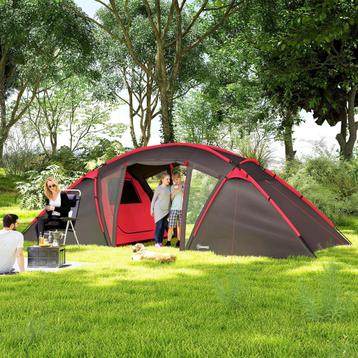 TRUUSK Tunnel Tent voor 4-6 Personen - 3 Kamers - Licht Haak beschikbaar voor biedingen