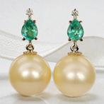 Zonder minimumprijs - Cocktail oorbellen - 14 karaat Geel