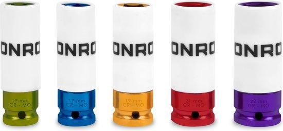 2dekans | VONROC Doppenset- Universeel – ½ Inch - 5 stuks:, Doe-het-zelf en Verbouw, Gereedschap | Overige machines, Zo goed als nieuw