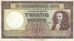 Bankbiljet 20 gulden 1945 Stadhouder Willem III Zeer Fraai, Verzenden