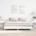vidaXL Bedframe zonder matras 180x200 cm spaanplaat wit, Eenpersoons, Verzenden, Wit, Nieuw