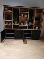 Nolte Showroom Wandkast – Plus Zwart / Wildeiken Rustiek, Nieuw, Zwart