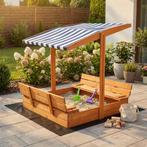 Zandbak Hout XL | Met Dak & Bankjes | Nieuw!, 100 tot 200 cm, Nieuw, Ophalen of Verzenden, 50 cm of meer