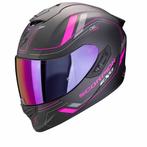 Scorpion EXO-1400 Evo II Carbon Air Mirage Matt Zwart Roze, XS, Integraalhelm, Nieuw met kaartje, Overige merken