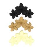 Haarklemmen Set XL Bloemen 11cm Trio Naturel, Verzenden, Nieuw