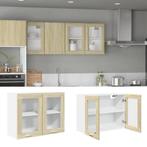 vidaXL Hangkast Lyon 80x31x60 cm bewerkt hout sonoma, Huis en Inrichting, Keuken | Keukenelementen, Verzenden, Nieuw, Bruin