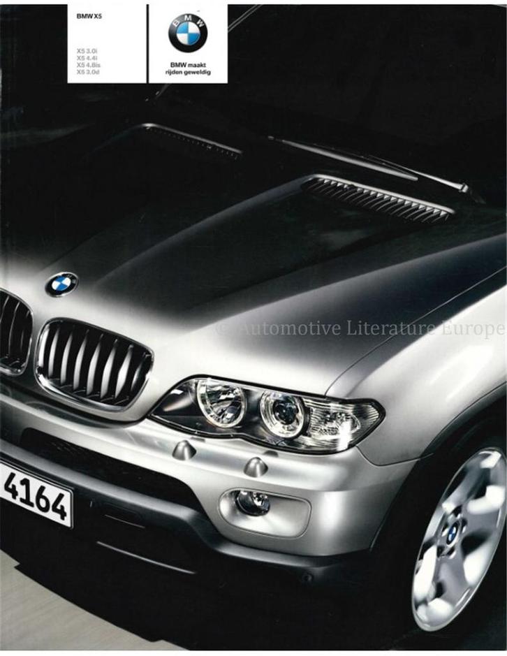 2005 BMW X5 BROCHURE NEDERLANDS, Boeken, Auto's | Folders en Tijdschriften, BMW