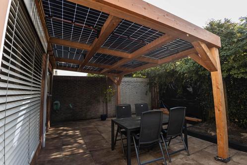 Houten Solar Veranda - Overkapping met Zonnepanelen, Tuin en Terras, Overkappingen, Veranda, Nieuw