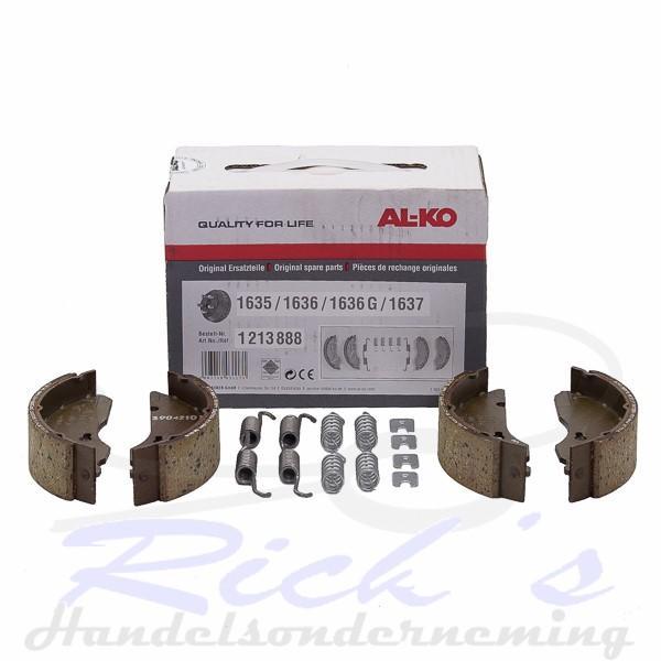 Remschoenset origineel AL-KO 1635/1636/1636G/1637 160x35 mm, Auto diversen, Aanhangwagen-onderdelen, Nieuw, Ophalen of Verzenden