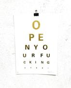 Alex Bucklee (XX) - Eye Test - Gold Hot Foil
