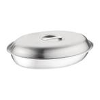 Olympia RVS ovale dekschaal 25,4cm, Huis en Inrichting, Verzenden, Nieuw