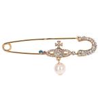 Fako Bijoux - Sierspeld / Sjaalspeld - Kruisje Met Parel -, Verzenden, Nieuw