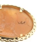 Gouden hanger met camee (Hanger of bedel), Ophalen of Verzenden, Gebruikt, Goud, Overige merken