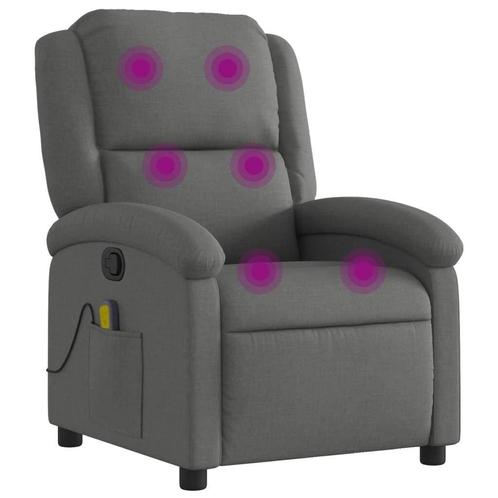 Massagestoel Stof Grijs - OP=OP - Relax & Bespaar! 51% eraf, Huis en Inrichting, Stoelen, Grijs, Nieuw, Ophalen of Verzenden