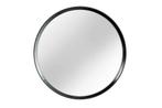 Ronde wandspiegel AMSTERDAM 70cm naturel zwart massief, Ophalen of Verzenden, Nieuw