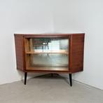 Vintage hoekkast met draaiende bar, Ophalen of Verzenden, Gebruikt