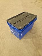 Distributiebak 600x400x374 mm 60L Nestbaar Stapelbaar blauw,, Doe-het-zelf en Verbouw, Gebruikt, 40 tot 60 cm, 50 tot 75 cm, Bak of Kist