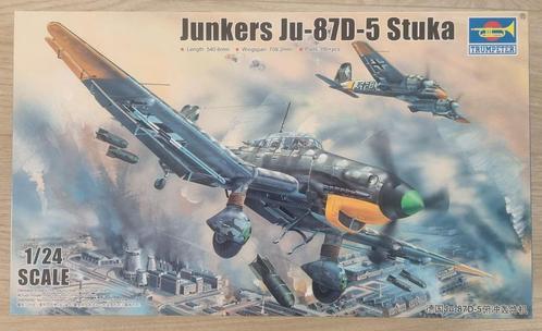 Trumpeter 02424 Junkers Ju-87D-5 Stuka 1:24, Hobby en Vrije tijd, Modelbouw | Vliegtuigen en Helikopters, Verzenden