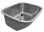 inbouwwasbak | RVS | B 550 x D 450 x H 190 mm, Verzenden, Nieuw in verpakking