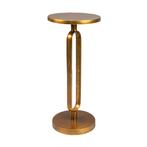 *WOONWINKEL* Dutchbone Sandook Vintage Gouden Bijzettafel Ro, Huis en Inrichting, Tafels | Bijzettafels, Verzenden, Nieuw